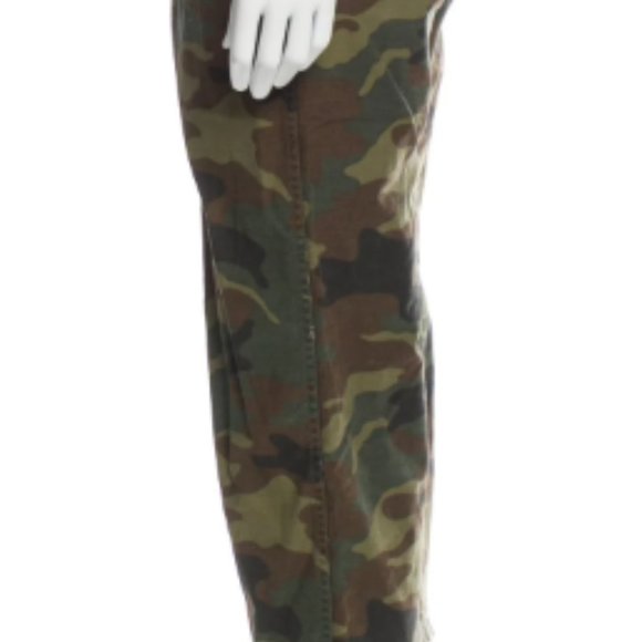 R13 Camouflage Print Straight Leg Pants - Picture 2 of 4